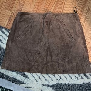 BlankNYC Suede Skirt